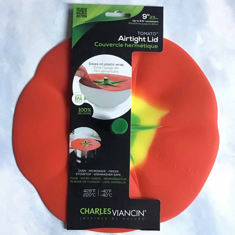 Silicone Lid, Tomato Design